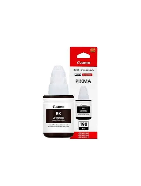 Canon GI-190BK Ink Bottle - Black Negro 135ml