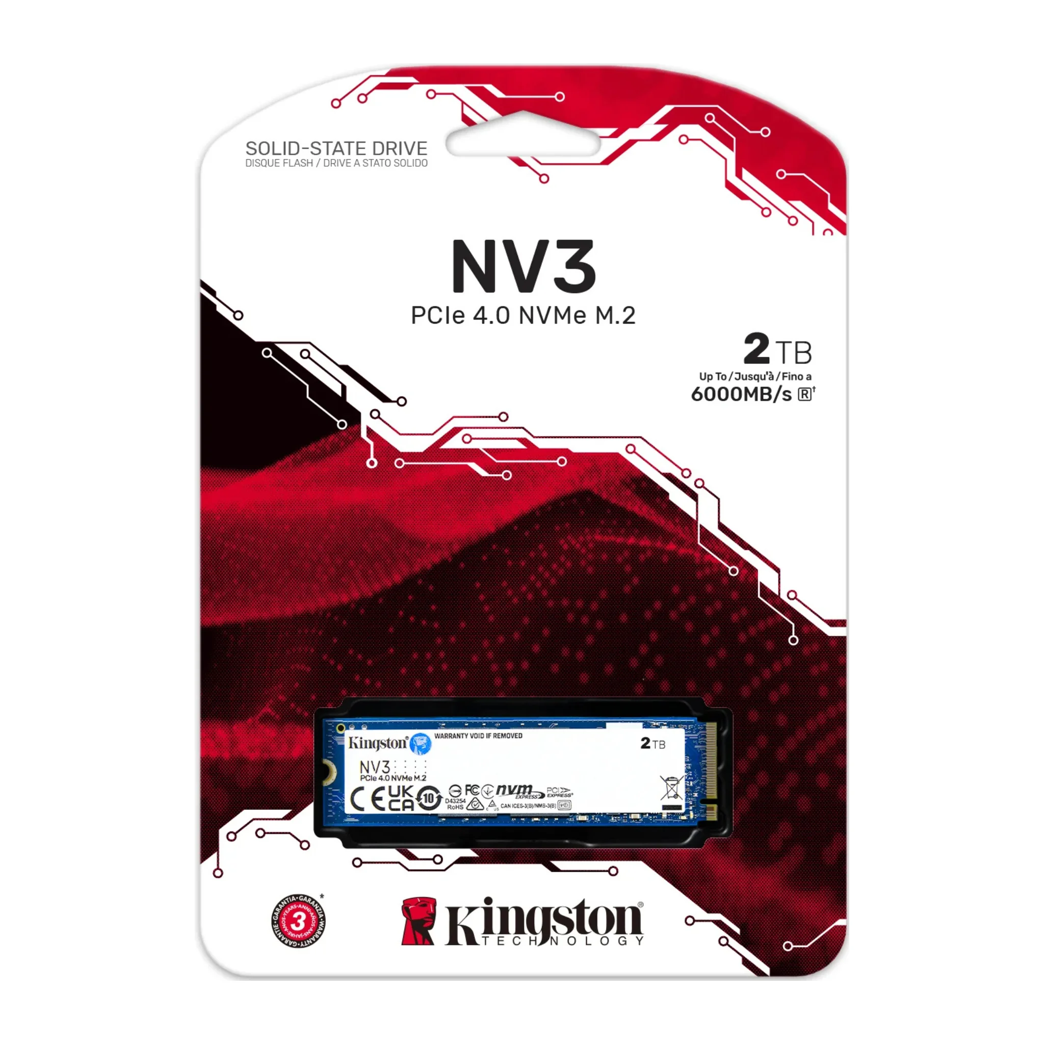 Kingston NV3 SSD NVME 2TB - Imagen 2