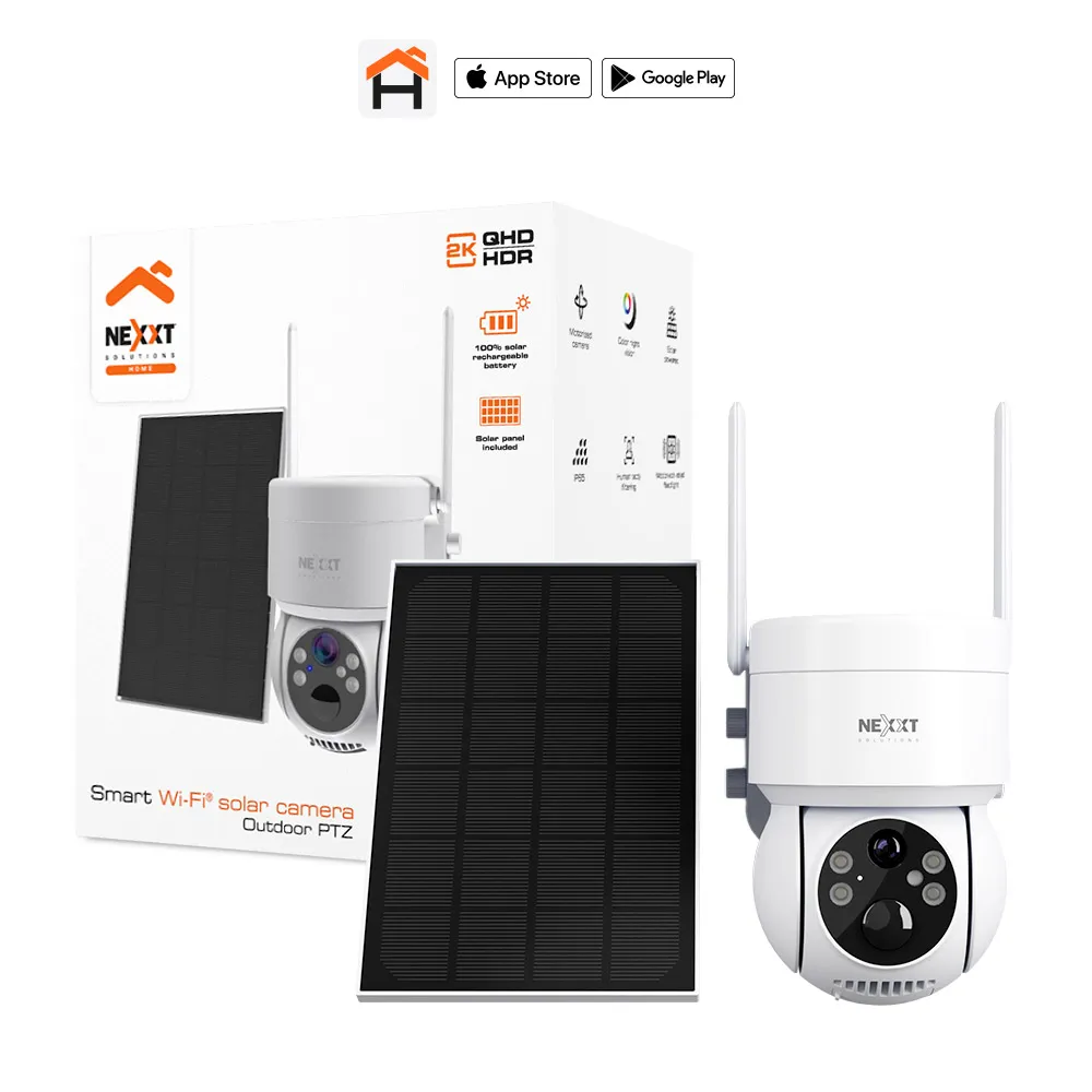 Nexxt Cámara Wi-Fi Con Panel Solar - NHC-OP20S